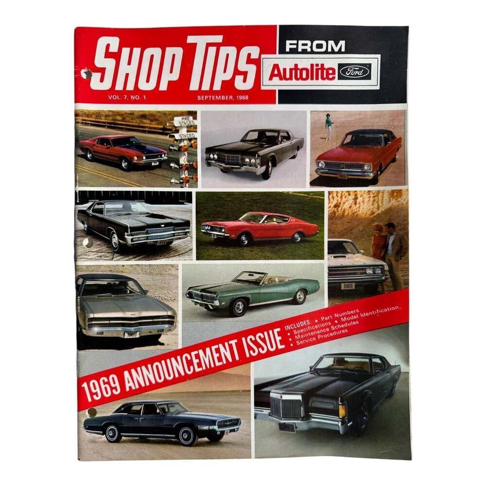 1969 Mustang Ford Lincoln Mark‎ 3 Torino 428 Mercury Shop Tips Announcement